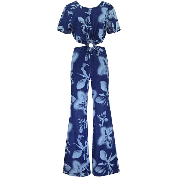 Shaft • denim jumpsuit met cut outs • S