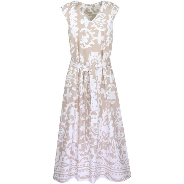 Louis and Mia • wit beige jurk • 36