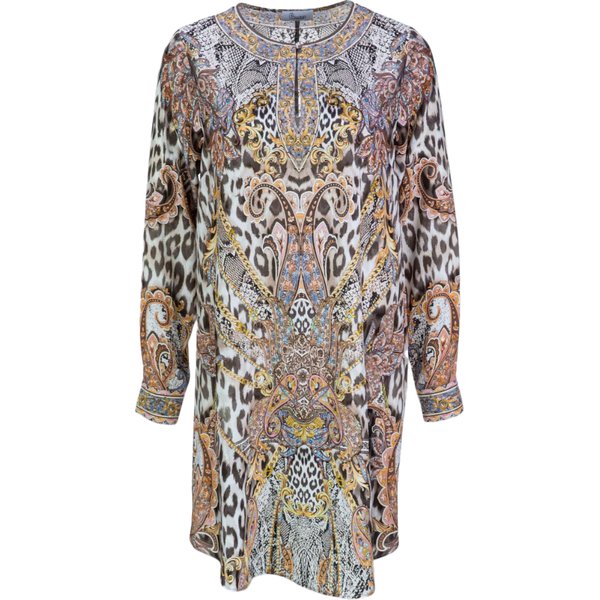 Princess goes Hollywood • zijden jurk snake-leo • 36