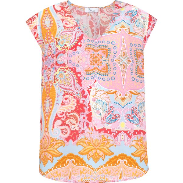 Princess goes Hollywood • roze zijden paisley top • 36