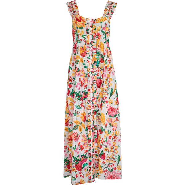 Princess goes Hollywood • lange bloemen jurk • 36