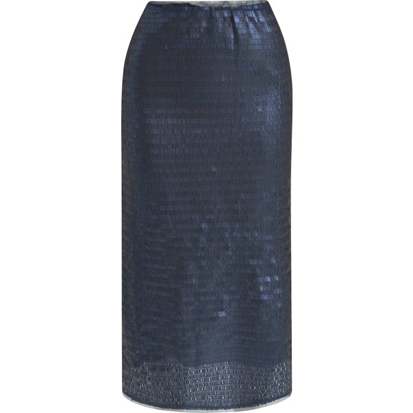 Milano Italy • donkerblauwe pailletten rok • 36