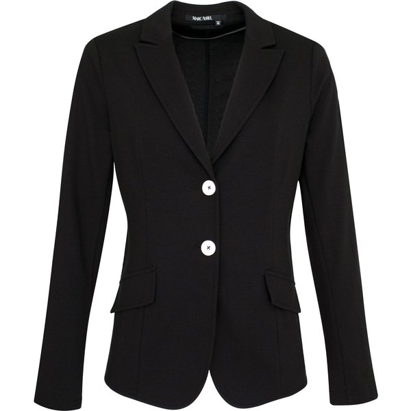 Marc Aurel • zwarte jersey blazer • 36