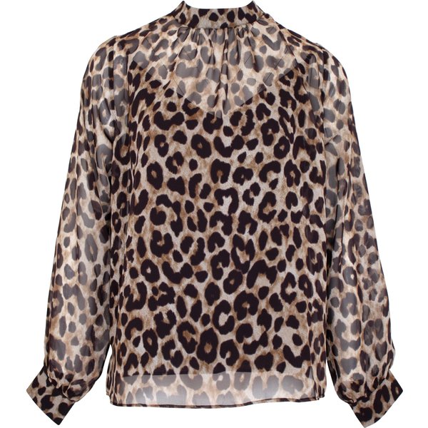Princess goes Hollywood • zijden luipaard top • 36
