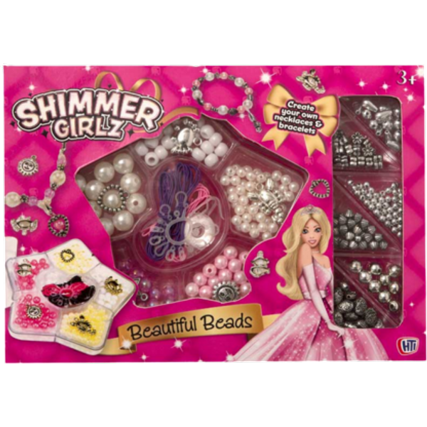Shimmer Girlz Beautiful Beads Jewellery Kit Assorted
