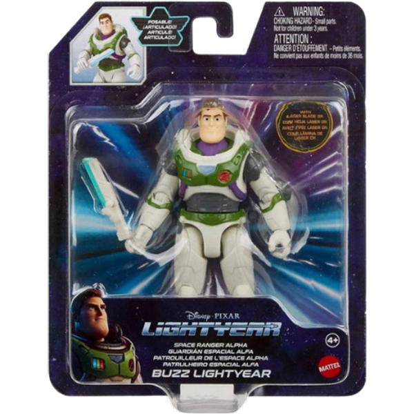 Mattel Disney Pixar Lightyear Ruimte-Actiefiguur met Accessoire - 1 stuk - Assorti