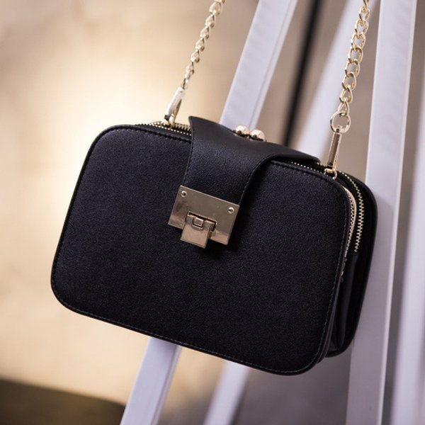 2024 New Women's Korean Style Fashion Single Shoulder Crossbody Phone Chain Small Square Bag-image
