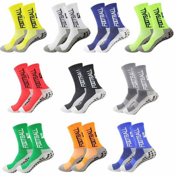 Breathable Cotton Football Socks With Anti-Slip Silicone Grip – Unisex Sports Socks For Soccer, Running, Hiking & Cycling-image