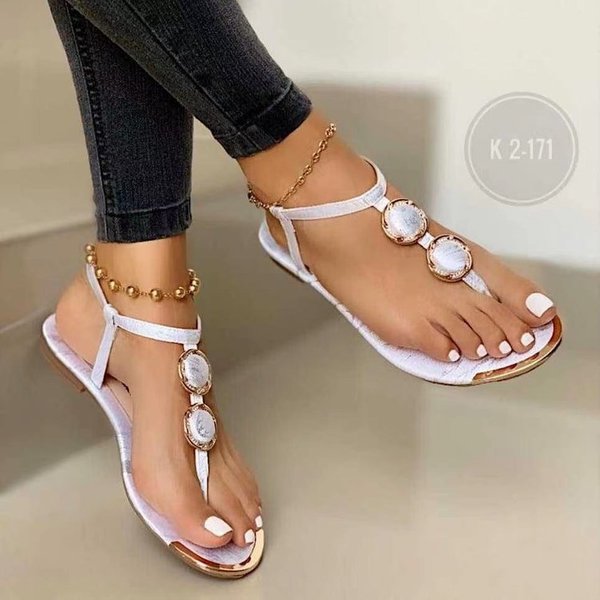 Summer New Casual Flat Toe Beach Plus-size Sandals