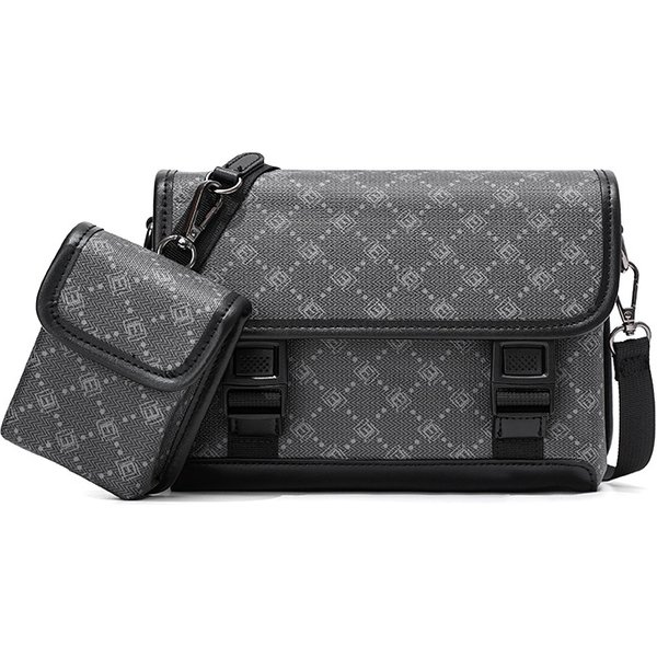 Shoulder Bags For Men Newly Launched Top Quality Fashion Messenger Bag Outdoor Street Crossbody Bag 2-In-1 Combo Bag-image