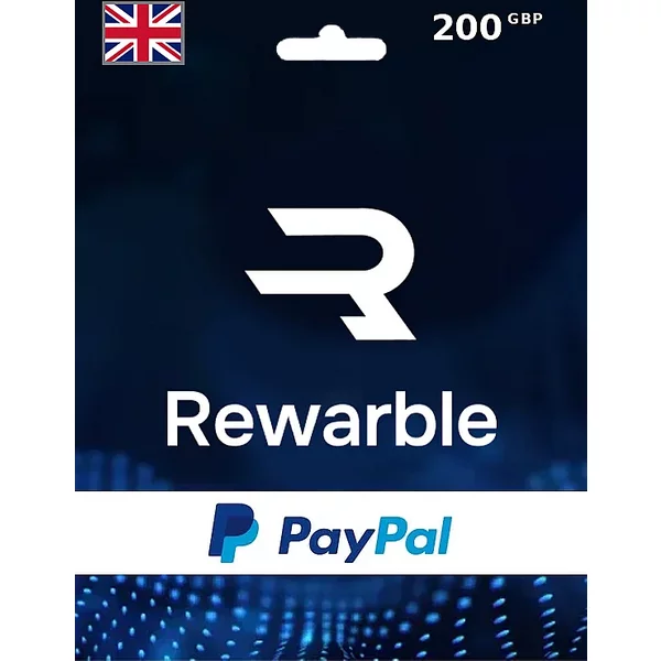 Rewarble PayPal Gift Card £200 (UK) – Instant Code | Aussui