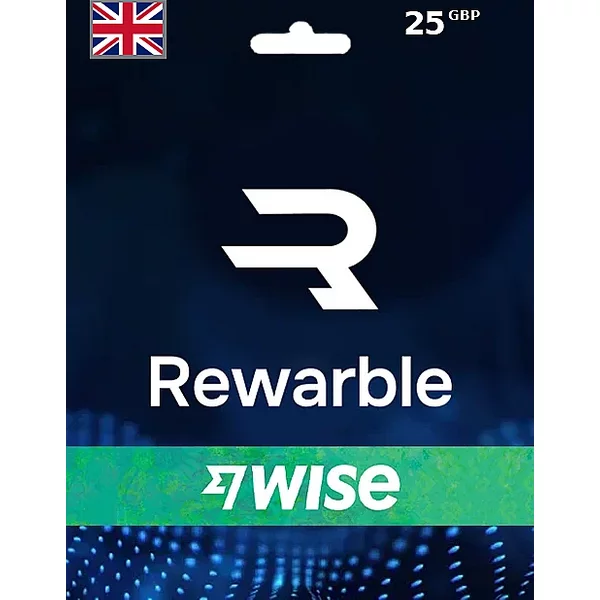 Rewarble Wise Gift Card 25 GBP (UK) – Instant Code | Aussui