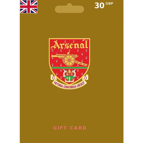 Arsenal FC Gift Card 30 GBP (UK) – Instant Code | Aussui