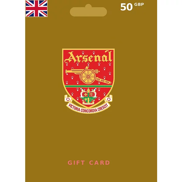 Arsenal FC Gift Card 50 GBP (UK) – Instant Code | Aussui