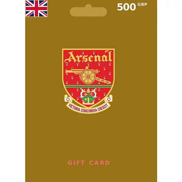 Arsenal FC Gift Card 500 GBP (UK) – Instant Code | Aussui