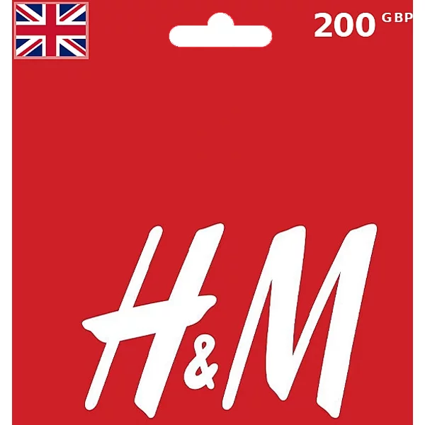 H&M Gift Card 200 GBP (UK) – Instant Code | Aussui