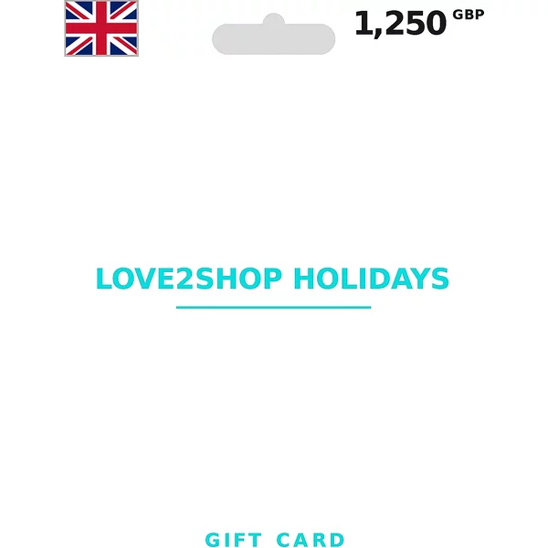 Love2Shop Holidays Gift Card 1250 GBP (UK) – Code | Aussui