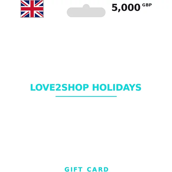 Love2Shop Holidays Gift Card 5000 GBP (UK) – Code | Aussui