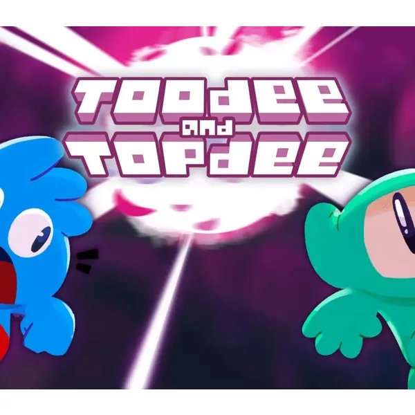 Toodee and Topdee EU PC Steam CD Key - Action Adventure Game