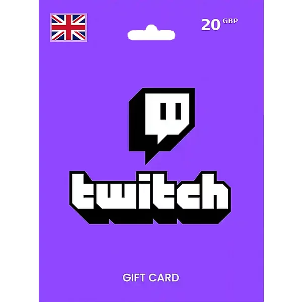 Twitch Gift Card 20 GBP (UK) – Instant Code | Aussui