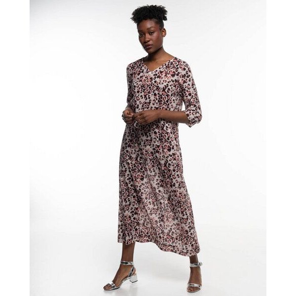 Alma & Lovis Langes Print-Tunikakleid aus Bio-Baumwoll-Batist | Batist Gep Maxikleid
