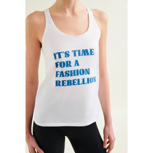 Wellicious Racer Tank with Print