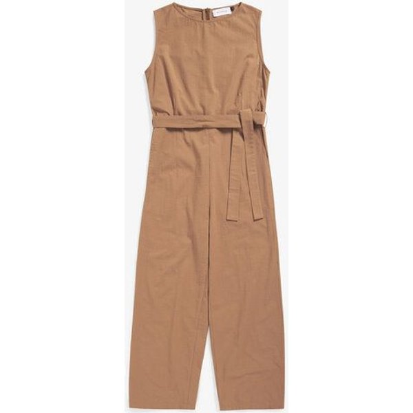 Rotholz Ärmelloser Jumpsuit Bio Baumwolle