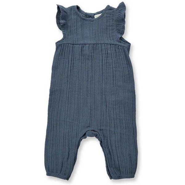 sense-organics Bequemer Baby Overall aus Musselin Marli von Sense Organics (Butterfly Romper)