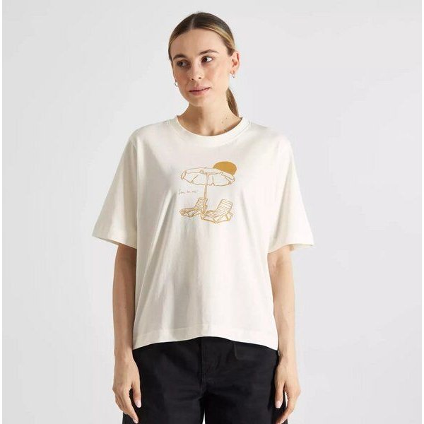 DEDICATED T-Shirt Vadstena Sea La Vie - White