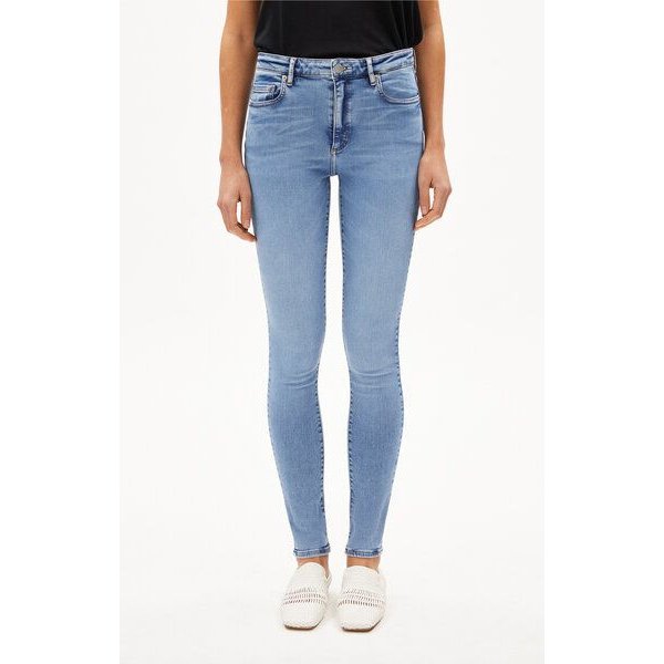 ARMEDANGELS TILLAA Damen Skinny Jeans Mid Waist Bio-Baumwoll Mix X-Stretch