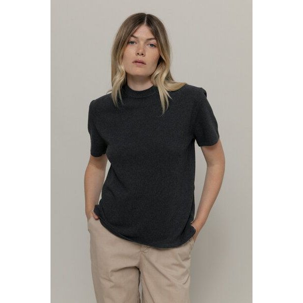 Rifò - Circular Fashion Made in Italy Carlotta Kurzarm-Pulllover aus recykelter und Bio-Baumwolle