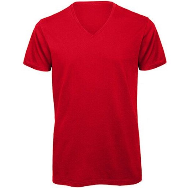 B&C Collection Inspire T-Shirt Herren V-Ausschnitt 140 gr /m² bis Größe 3XL