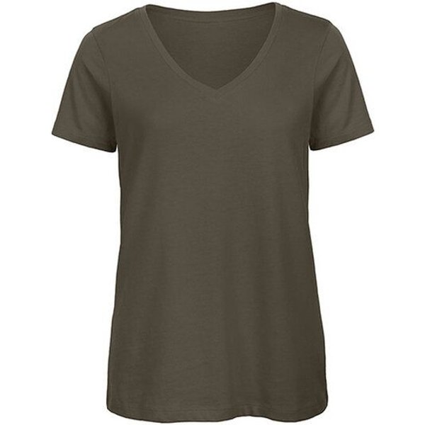 B&C Collection Inspire V-Ausschnitt T-Shirt Damen 140 gr /m² bis Größe 2XL