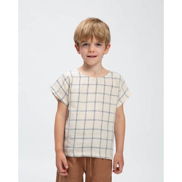Matona Lockeres Leinen T-Shirt für Kinder / Easy T-Shirt