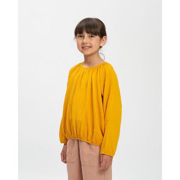 Matona Luftige Musselin Bluse für Kinder / Balloon Blouse