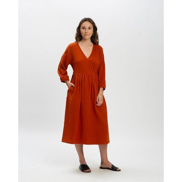 Matona Wickelkleid aus Musselin für Frauen / Muslin Dress