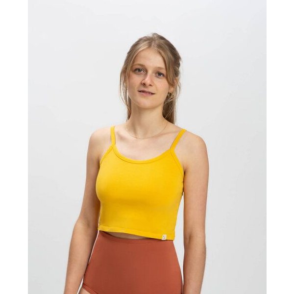 Matona Crop Top aus Baumwolle für Frauen / Basic Crop Top