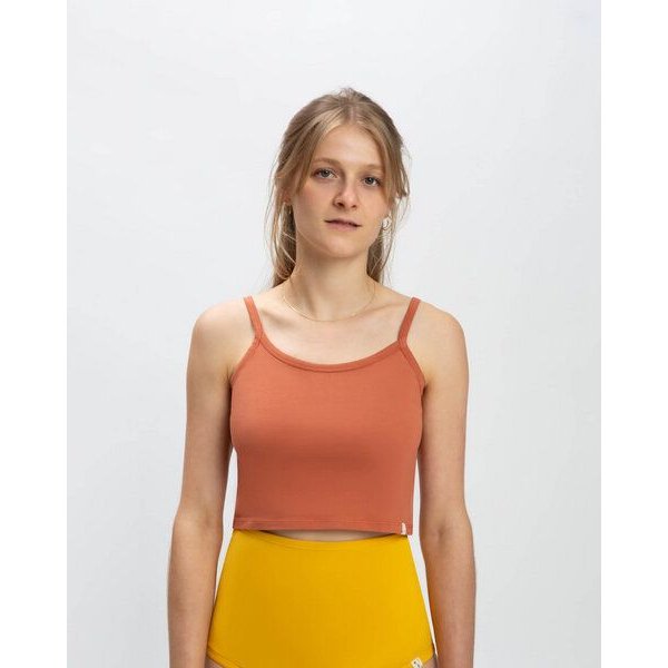 Matona Crop Top aus Baumwolle für Frauen / Basic Crop Top