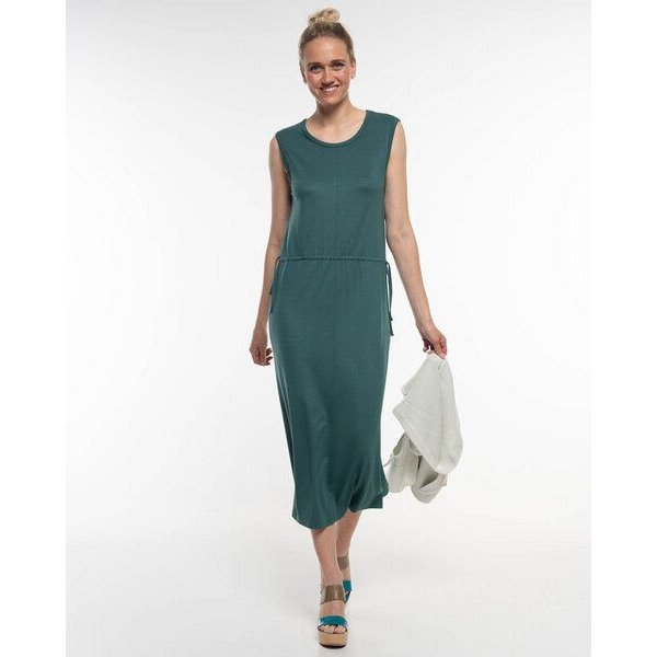 Alma & Lovis Legeres Midi-Kleid aus fließendem EcoVero | Pique Dress