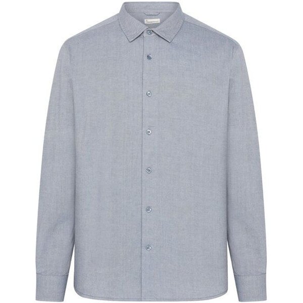 KnowledgeCotton Apparel Hemd Regular Twill