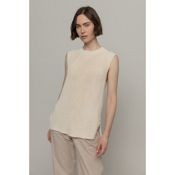 Rifò - Circular Fashion Made in Italy Adelaide, Stricktop aus recycelter Baumwolle
