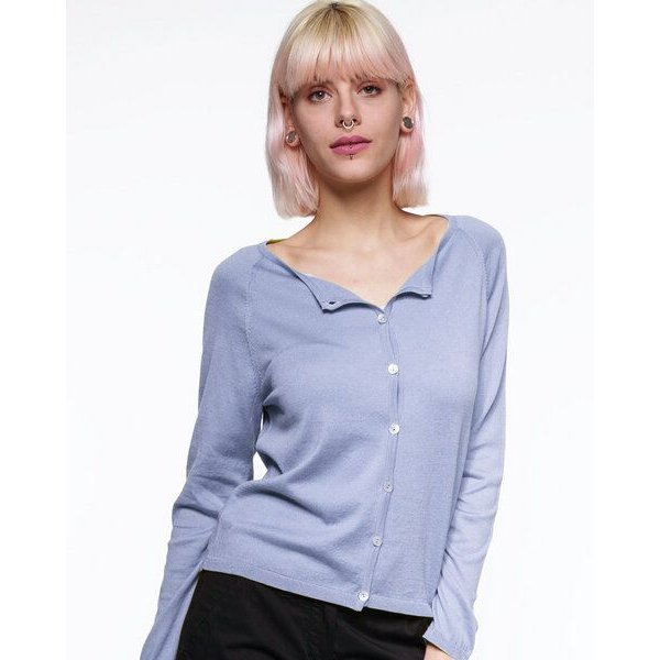 Alma & Lovis Leichter Feinstrick-Cardigan aus reiner Bio-Baumwolle | Cotton Cardigan