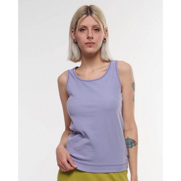 Alma & Lovis Casual Rippjersey-Top aus reiner Organic Cotton | Rib Derby Top