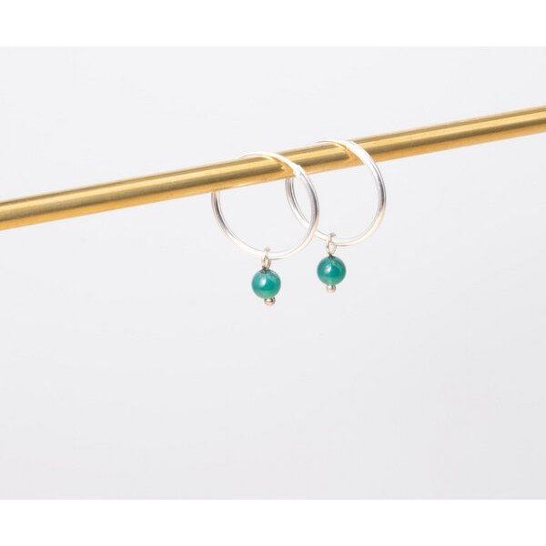 fejn jewelry Creole 'gemstone hoop'