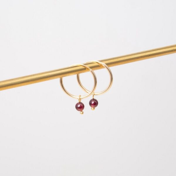 fejn jewelry Creole 'gemstone hoop'