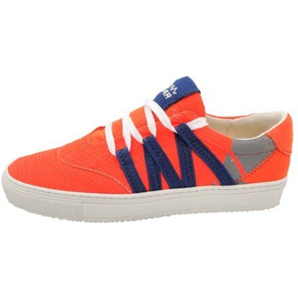 VAER LIMITIERT Nachhaltiger Sneaker: Recycled / Upcycled / Zirkulär / Vegan - Orange Blue Phoenix