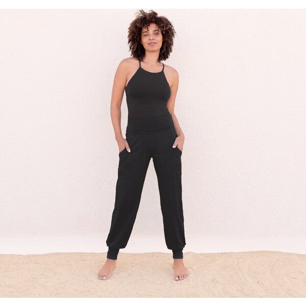 Jaya MANU TENCEL - Damen - Sportliches Top aus TENCEL Lyocell/Biobaumwoll-Mix mit 4-Way-strech