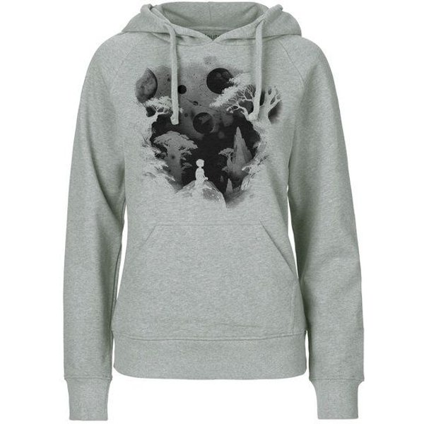 HANDGEDRUCKT "Inner Child" Frauen Hoody Neutral