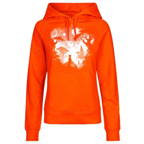 HANDGEDRUCKT "Inner Child" Frauen Hoody Neutral