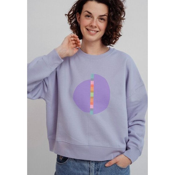 Kultgut Artdesign Boxy-Style Sweatpullover / Over The Rainbow
